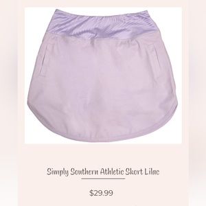 Simply Southern Athletic Skort size large